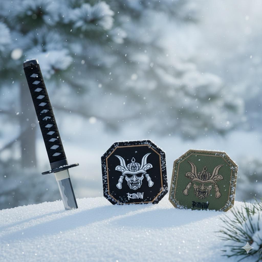 Набор шеврон на липучке Японский Самурай Ronin 8,5х7,5 см 2 шт. (2067166468) - фото 8 Набор шеврон на липучке Японский Самурай Ronin 8,5х7,5 см 2 шт. (2067166468) - фото 8