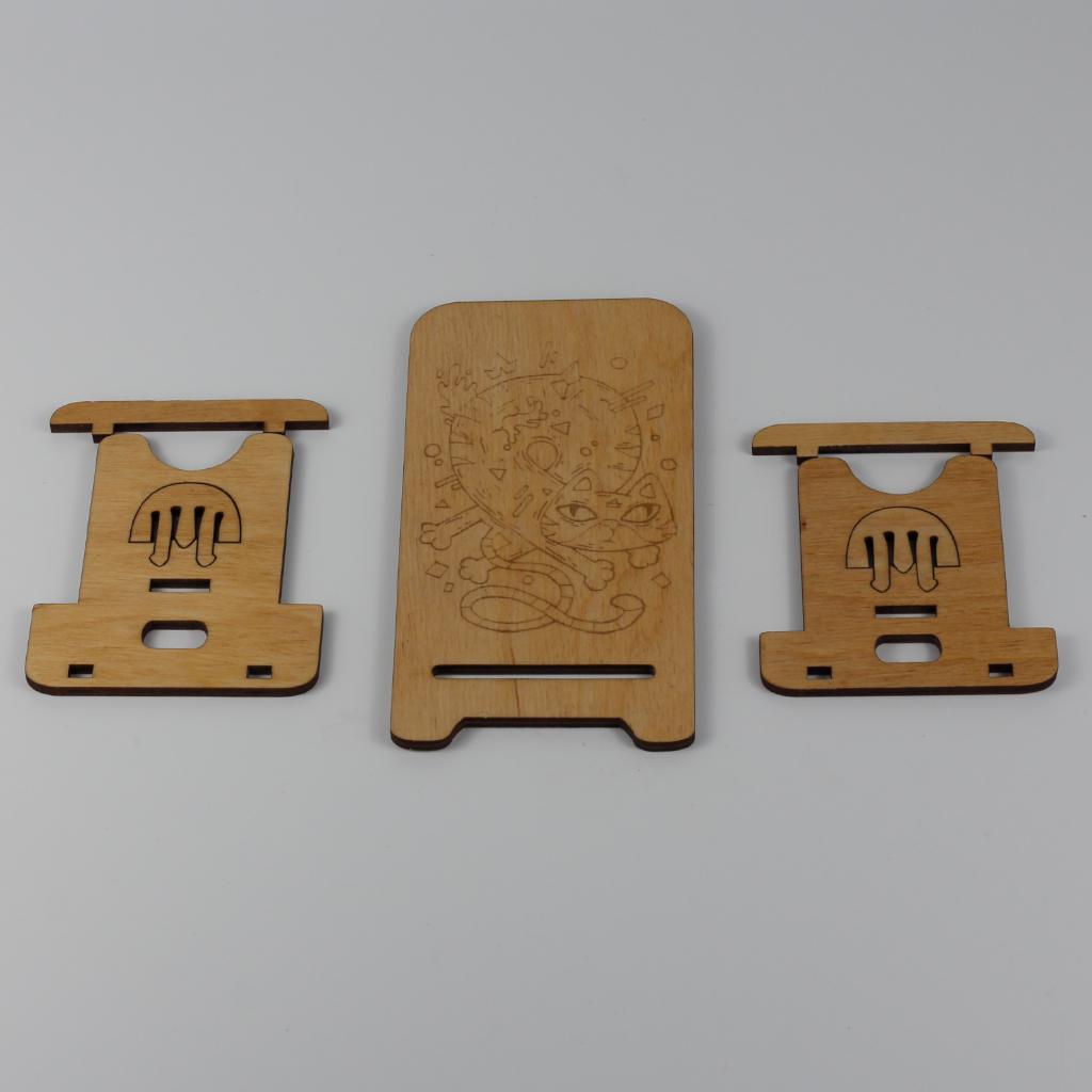 Підставка-тримач для телефону з дерева 27 (03020020) - фото 3 Підставка-тримач для телефону з дерева 27 (03020020) - фото 3