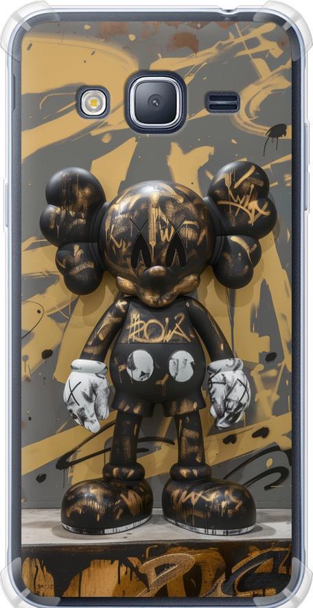 Чехол на Samsung Galaxy J3 Duos (2016) J320H Bronze kaws (6097sp-265-42517)