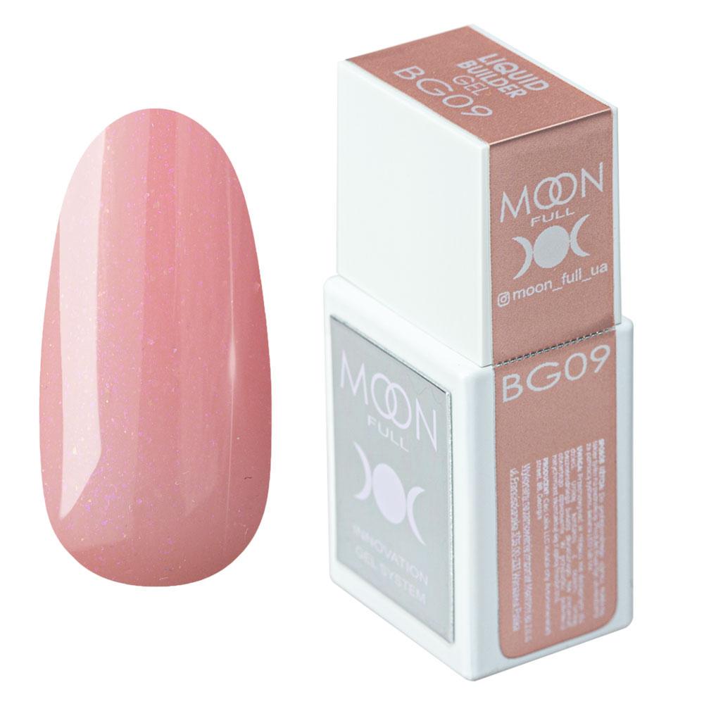 Гель для наращивания моделирующий Moon Full Liquid Builder Gel №BG09 15 мл