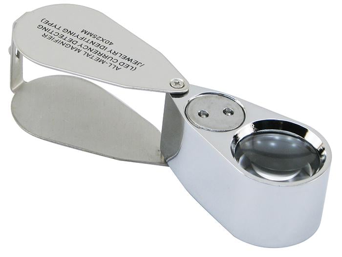 Лупа ручная ювелирная NO.9890 c LED подсветкой