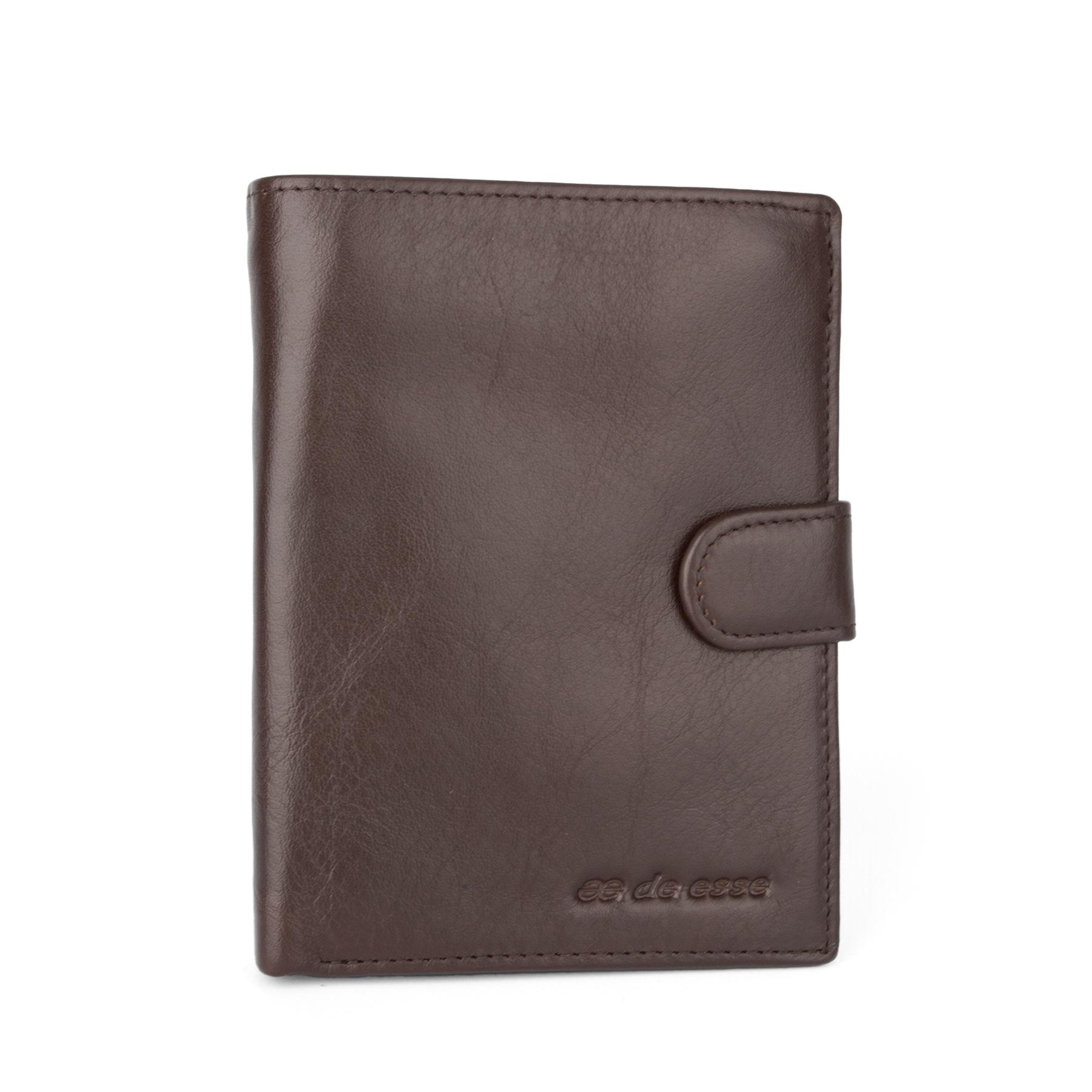 Портмоне мужское кожаное DE ESSE LC47240-2B с отделением для паспорта Коричневый (2659531203) Портмоне мужское кожаное DE ESSE LC47240-2B с отделением для паспорта Коричневый (2659531203)