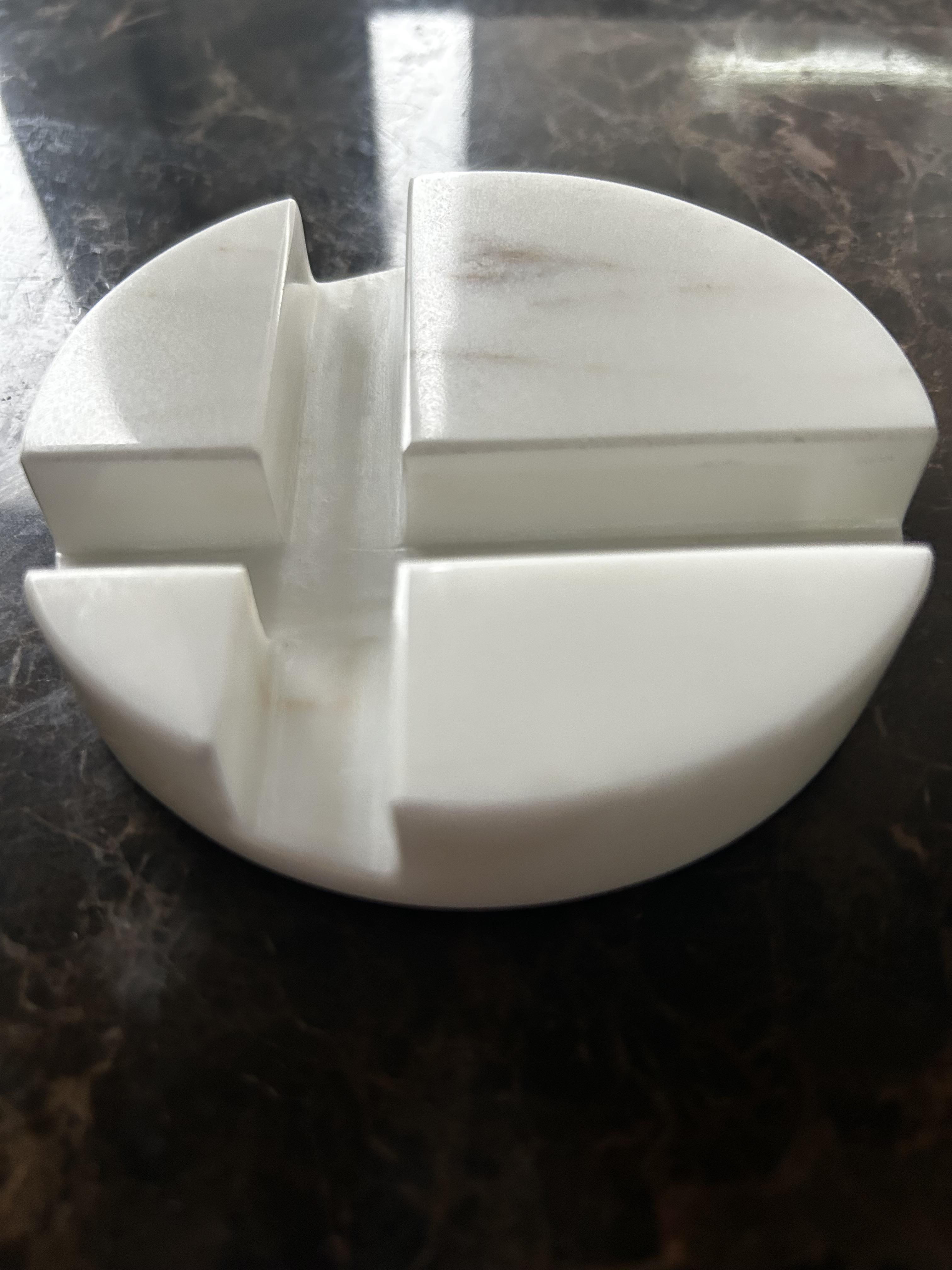 Підставка під телефон Markam мармур 10x2 см Білий (29197040)