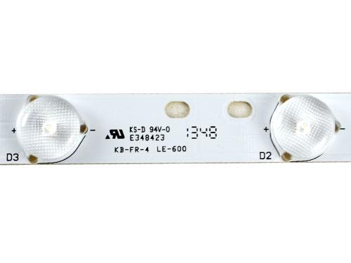 LED планка подсветки ЖК телевизора 570 мм 10 LED (01465904) - фото 3