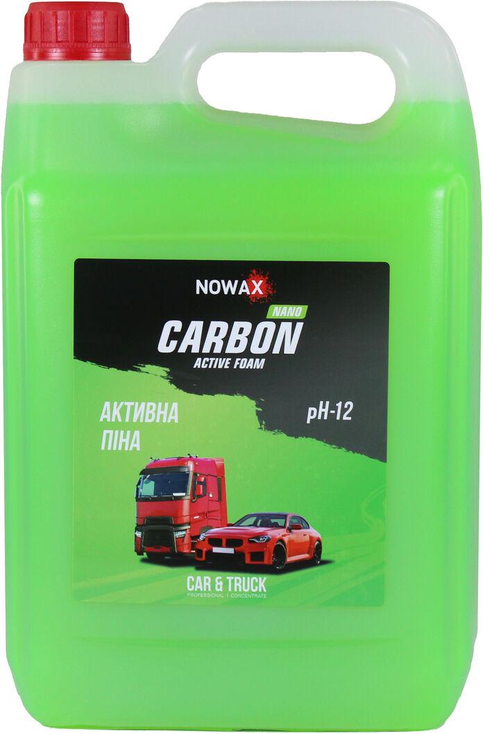 Шампунь Nowax Carbon Nano активная пена для бесконтактной мойки суперконцентрат 5 л (0100637)