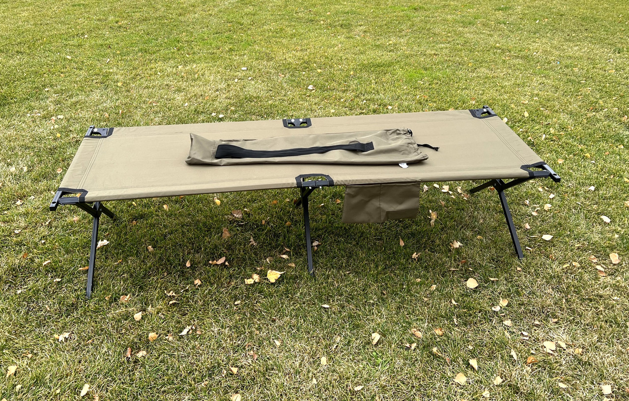 Раскладушка Aforce НАТО в чехле ХXL 206х80 см Олива/Хаки (2970948062)