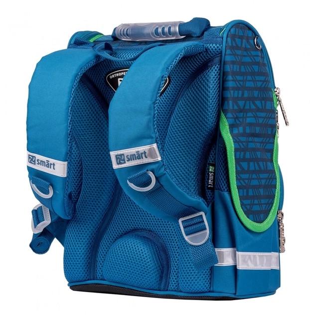 Рюкзак шкільний каркасний SMART 556343 Megapolis Синій (4823091913006) - фото 3 Рюкзак шкільний каркасний SMART 556343 Megapolis Синій (4823091913006) - фото 3