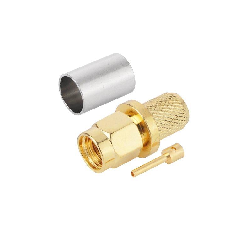 Штекер RP-SMA-M J7.5DN на кабель 5D-FB RG-6 обжимной (A145017) Штекер RP-SMA-M J7.5DN на кабель 5D-FB RG-6 обжимной (A145017)