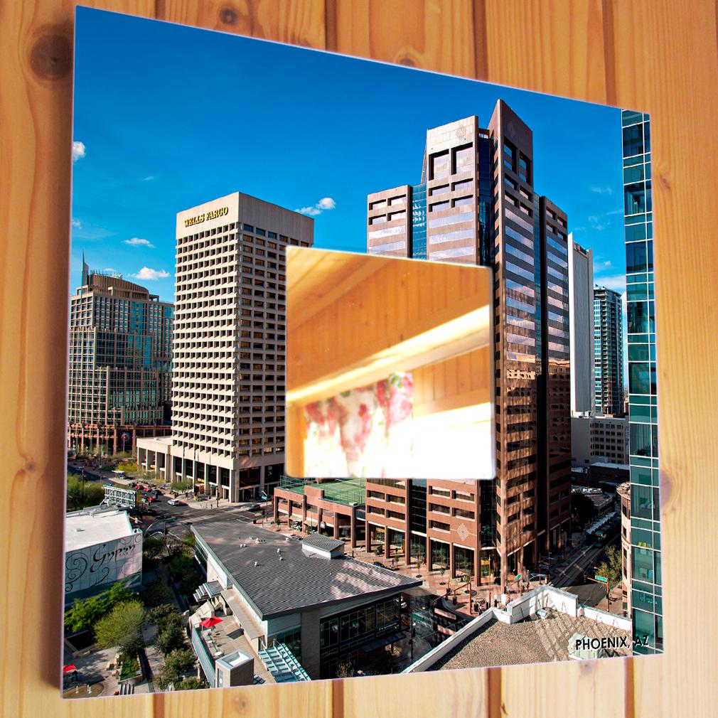 Зеркало декоративное Феникс США 260х260 мм (M04012)