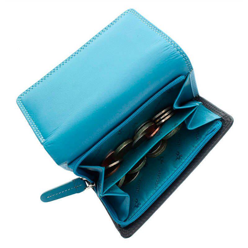 Кошелек женский кожаный Visconti Biola Blue Multi (RB39 BLUE MULTI) - фото 7