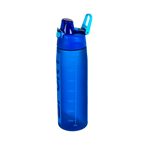 Бутылка-поилка пластиковая Freeze Stenson с мерной шкалой 750 мл Blue (R30224)