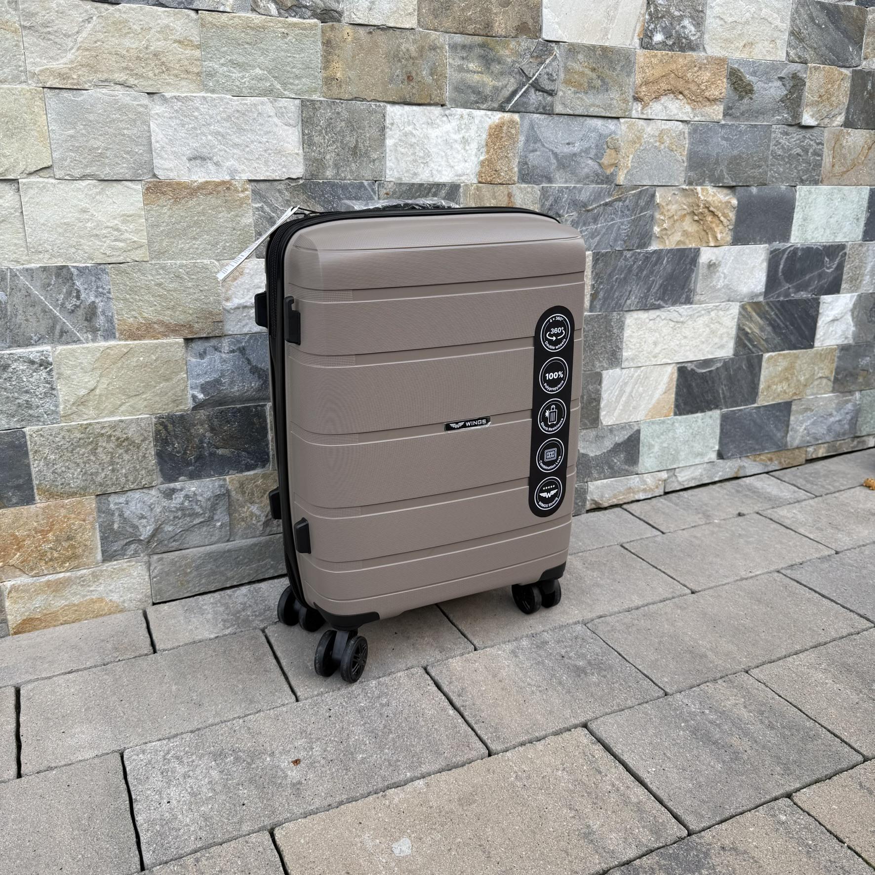 Чемодан дорожный из полипропилена Wings HWF03 S Шампань (30631278) - фото 4 Чемодан дорожный из полипропилена Wings HWF03 S Шампань (30631278) - фото 4