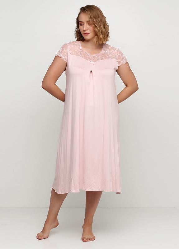 Ночная рубашка Cotpark 3XL Пудровый (13239-В-03) Ночная рубашка Cotpark 3XL Пудровый (13239-В-03)