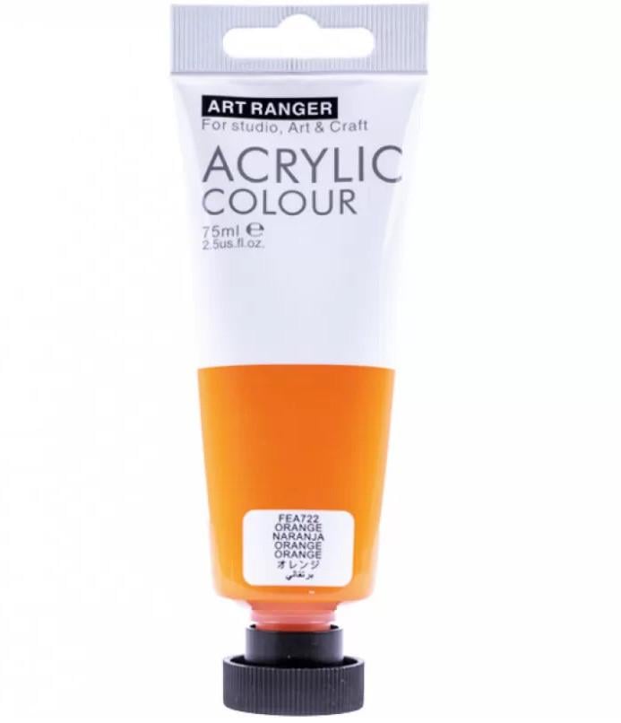 Краска акриловая ART RANGER 75 мл Orange