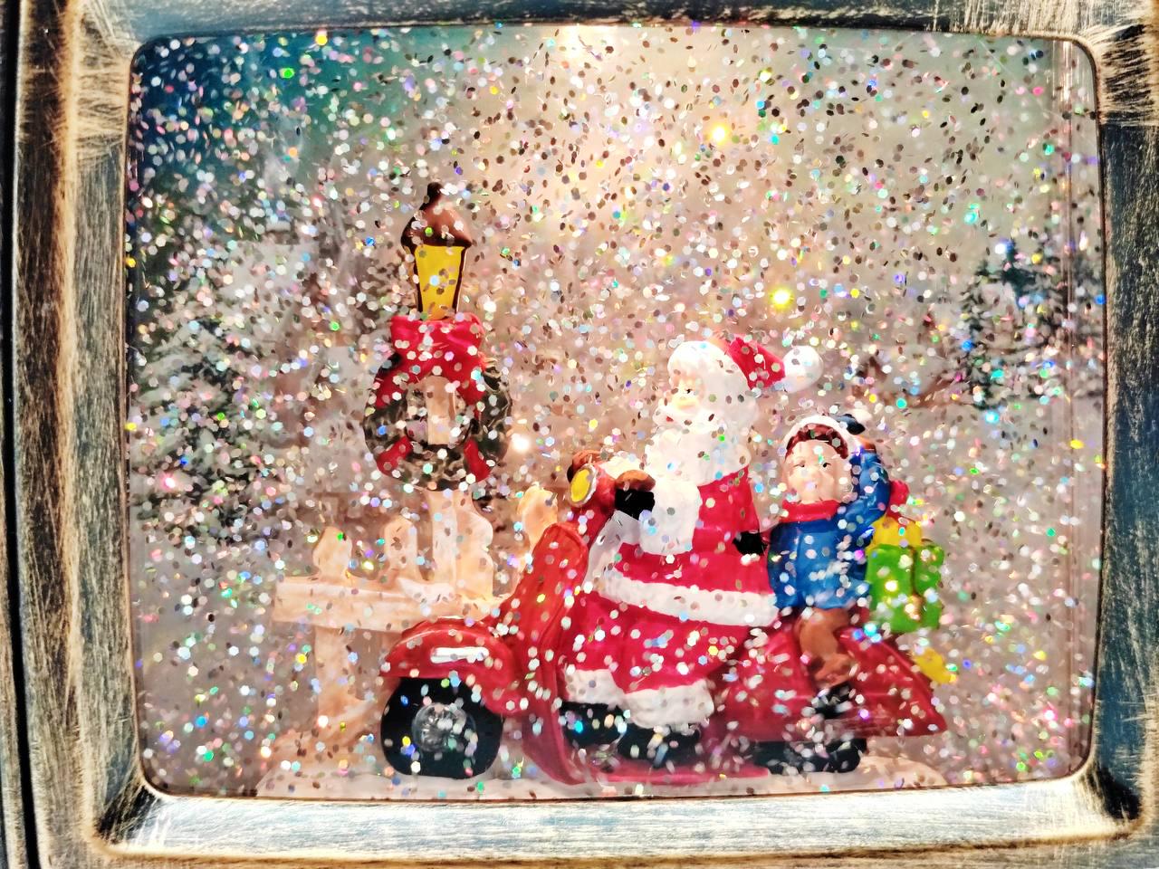 Ліхтар музичний новорічний Телевізор від батарейок та USB 20 см (26141114) - фото 6 Ліхтар музичний новорічний Телевізор від батарейок та USB 20 см (26141114) - фото 6