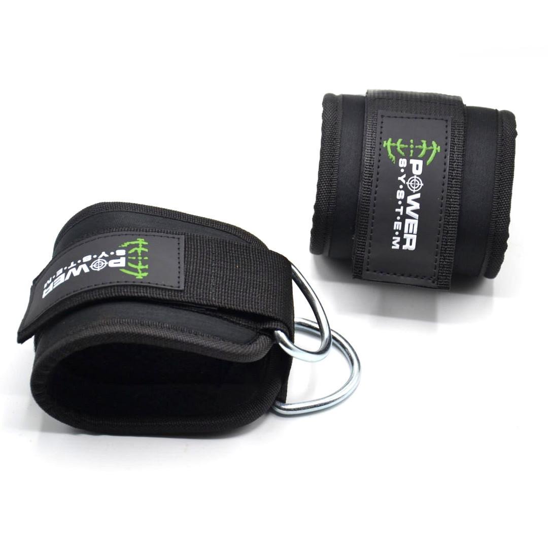 Манжети на щиколотці Power System PS-3460 Ankle Strap Gym Guy Black (PS_3460_Green) - фото 6