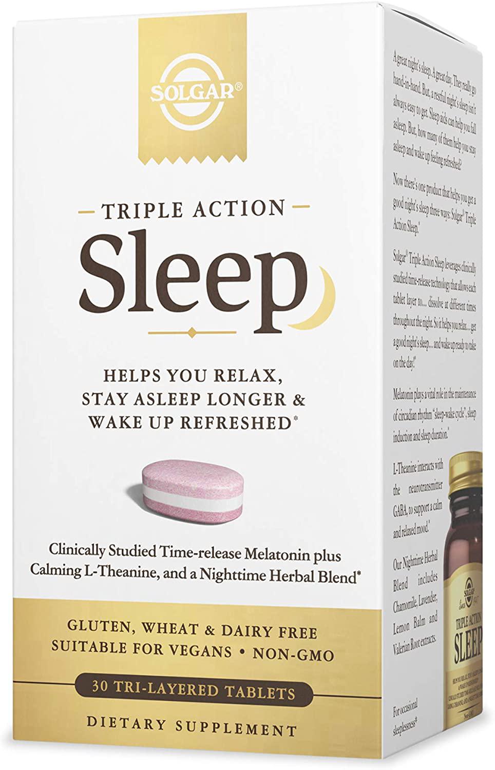 Комплекс для сну Solgar Triple Action Sleep 60 Tabs