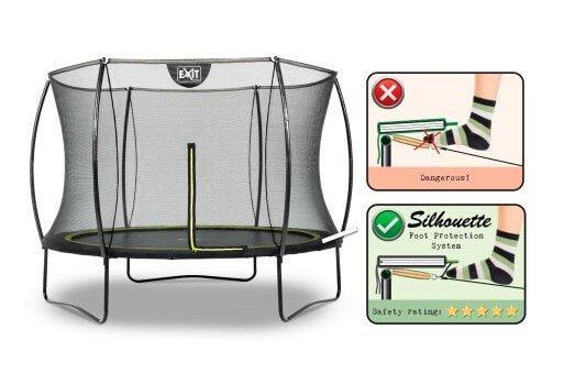Батут Exit Toys Silhouette 244 см Черный (1103163424) - фото 2 Батут Exit Toys Silhouette 244 см Черный (1103163424) - фото 2