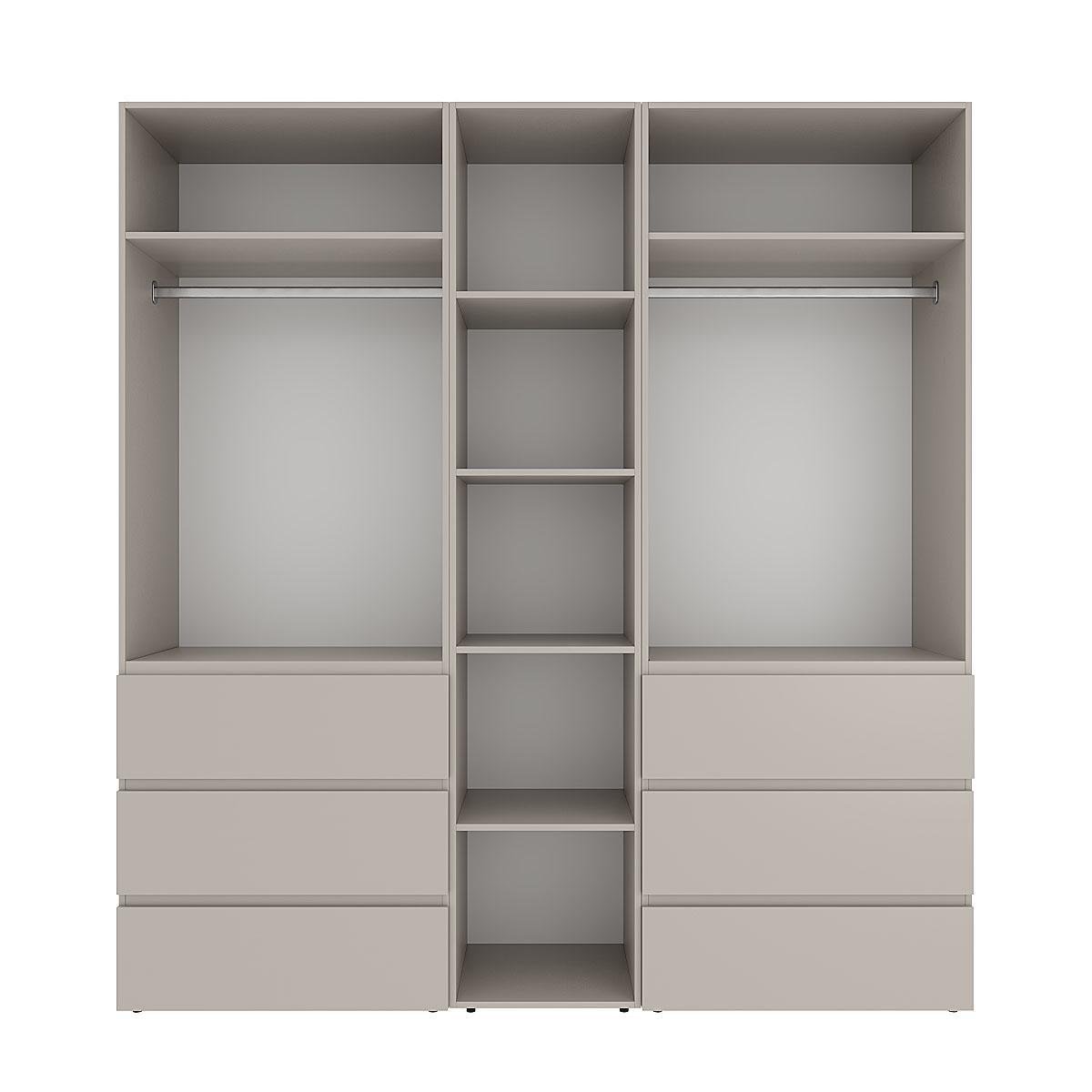 Шкаф распашной комбинированный ART IN HEAD №3 Light 2000x500x2200 мм Кашемир (GALTK0314000000) - фото 3 Шкаф распашной комбинированный ART IN HEAD №3 Light 2000x500x2200 мм Кашемир (GALTK0314000000) - фото 3