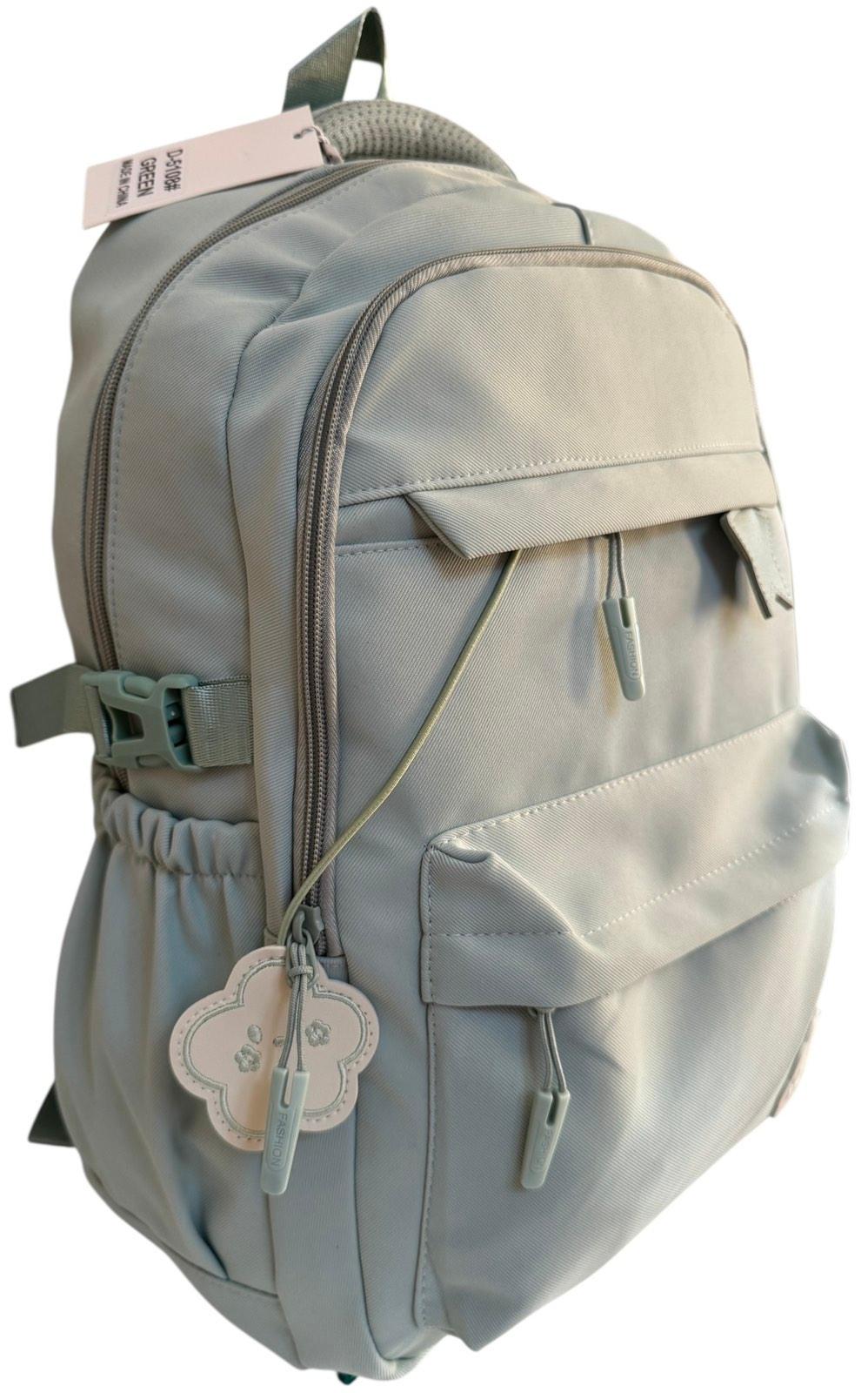 Рюкзак шкільний з трьома відділеннями М'ятний (5108) - фото 1