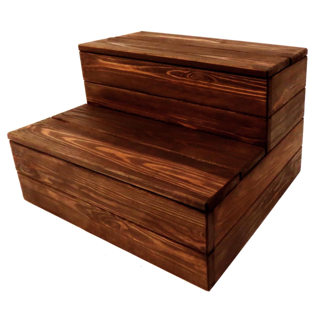 Скамейка-ступенька из дерева Новитна Латте (ССТ-000816)