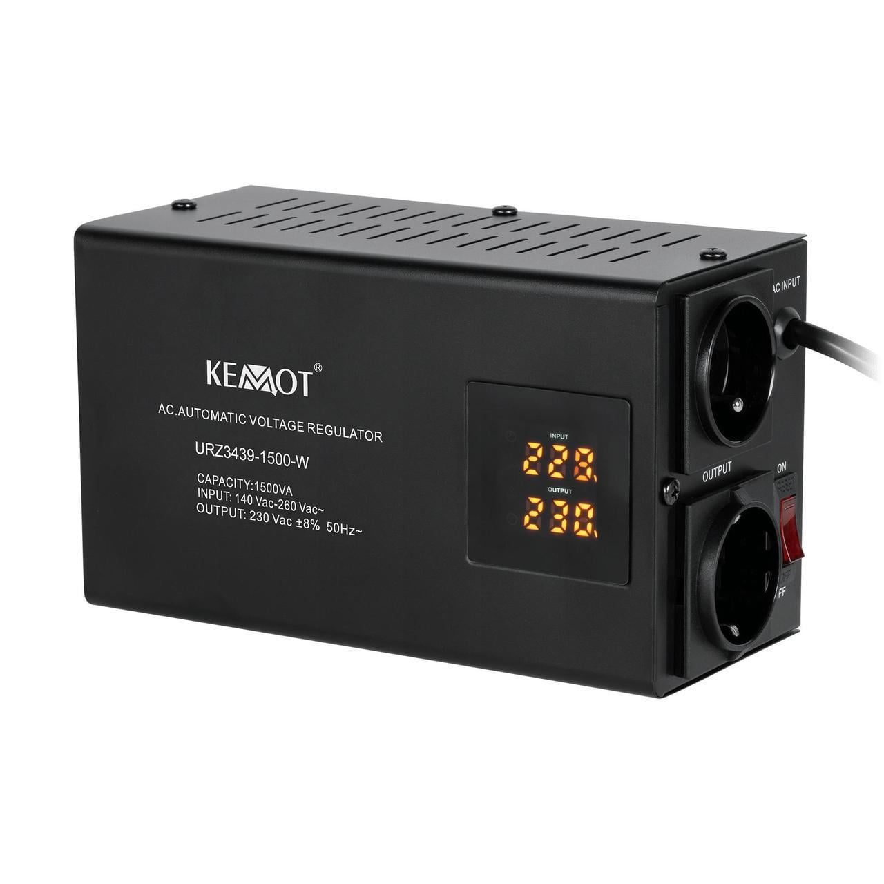 Стабилизатор напряжения KEMOT SER-1500-W (URZ3439-1500-W)