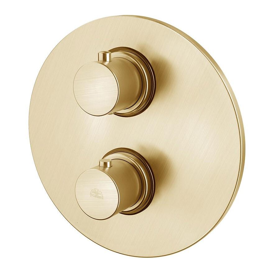 Смеситель скрытый PAFFONI Light LIQ018HGSP с термостатом Золотой (165462)