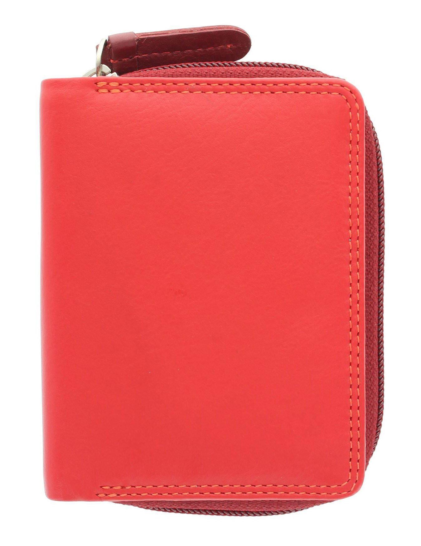 Кошелек женский кожаный Visconti RB53 - Hawaii Red multi