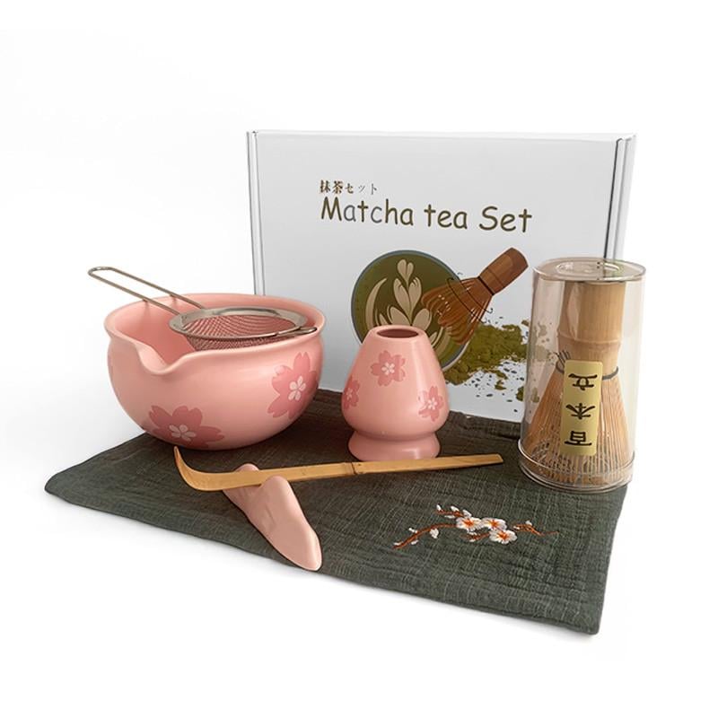 Набор для приготовления чая матча Mavanto 5645 7 пр. Pink (28525297)