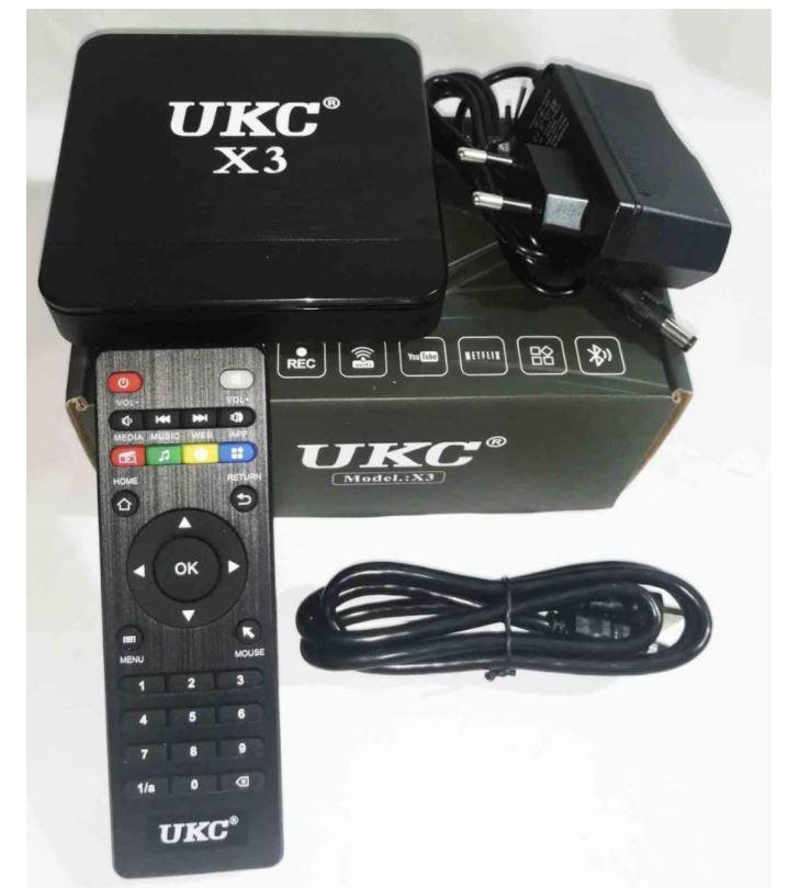 Смарт-приставка UKC Smart TV X3 MINI S905W 4GB/ 32GB с Bluetooth (014488) - фото 4