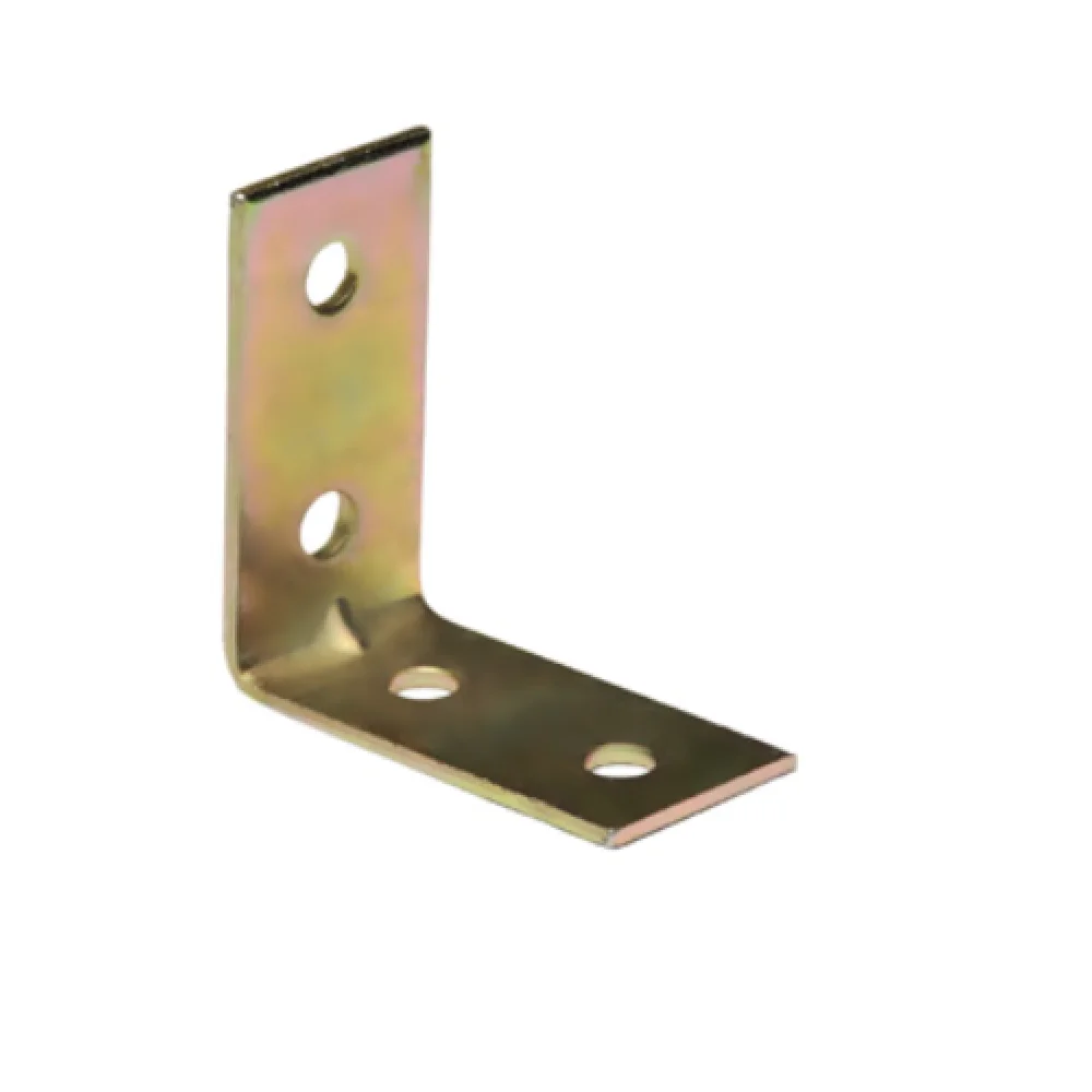 Кутник ХЗШП кріпильний оцинкований монтажний 50х50х30 мм (UK0747) Кутник ХЗШП кріпильний оцинкований монтажний 50х50х30 мм (UK0747)