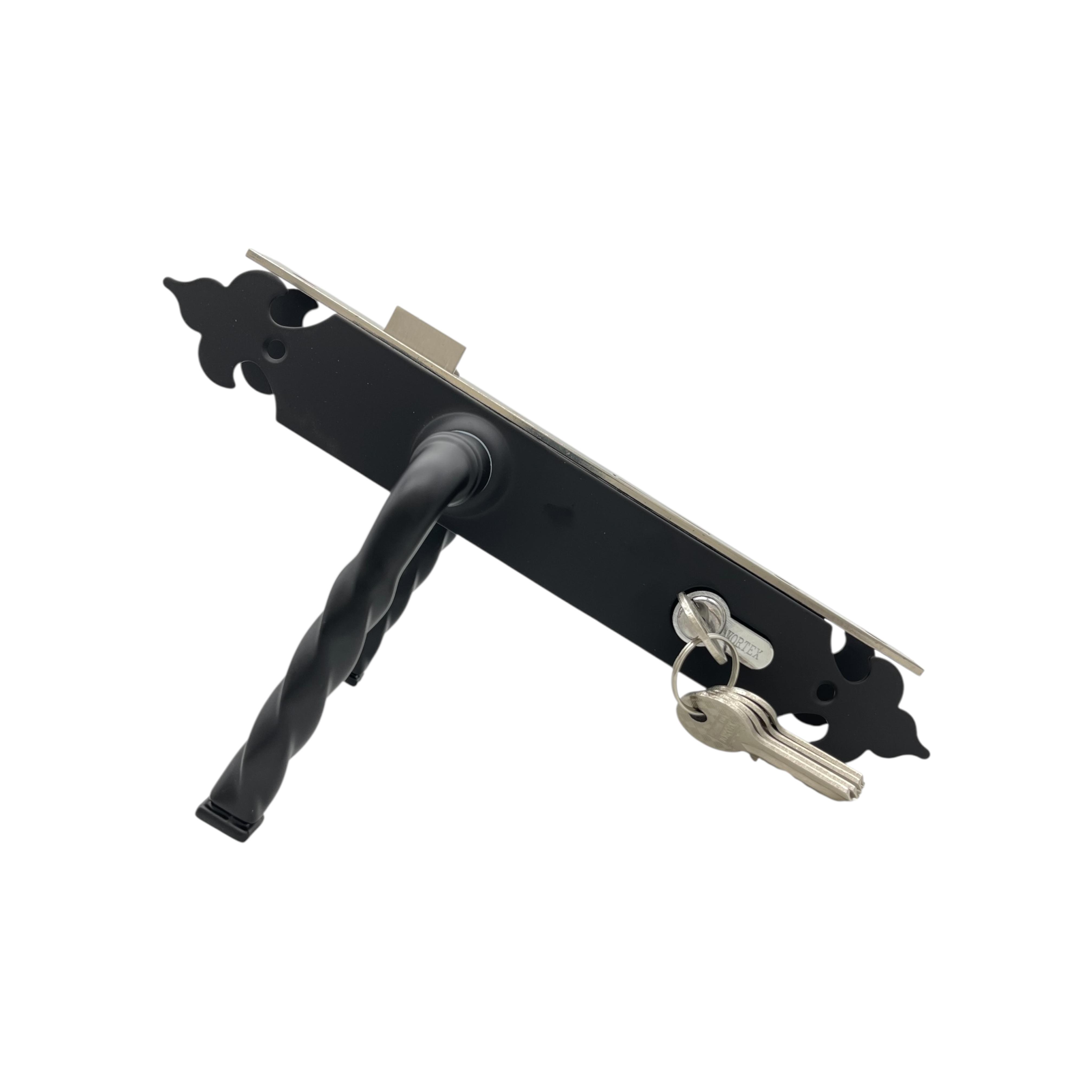 Замок для ворот с ручками под ковку Imperial Черный Замок для ворот с ручками под ковку Imperial Черный