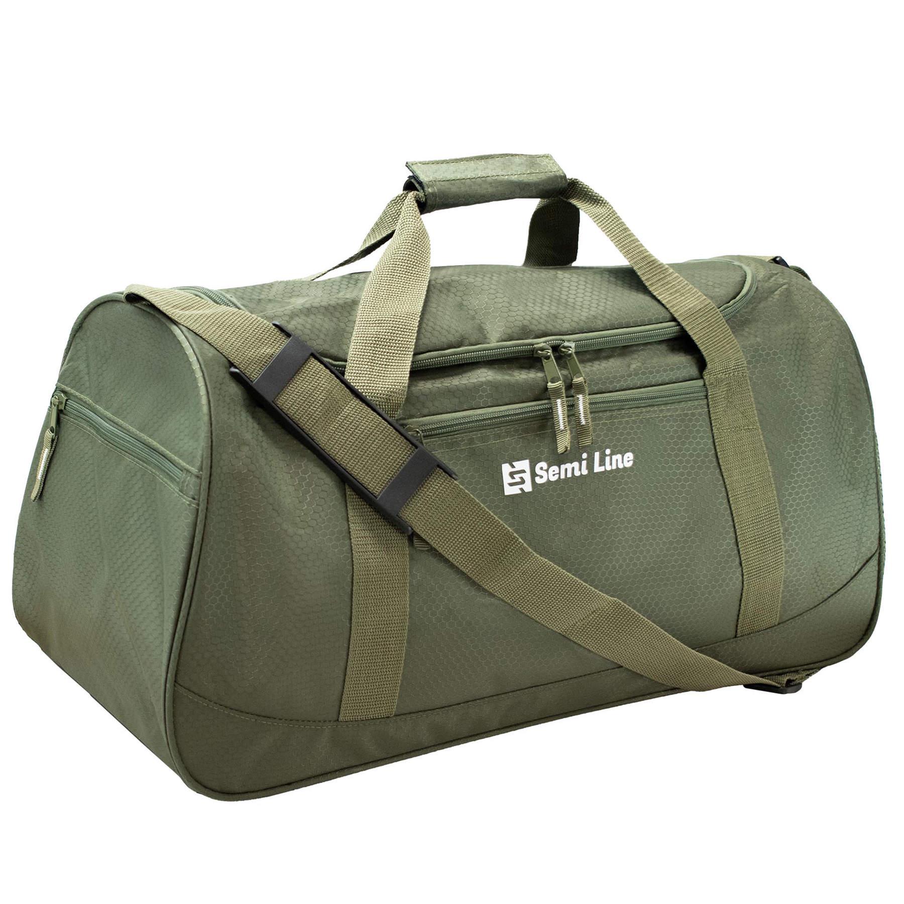 Сумка дорожная SEMI LINE 40 Khaki (A3043-3) - фото 2 Сумка дорожная SEMI LINE 40 Khaki (A3043-3) - фото 2