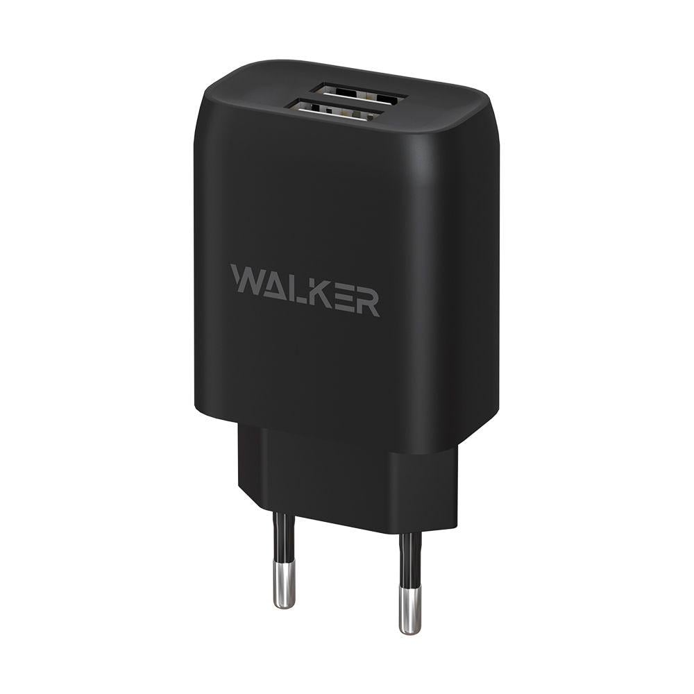 Сетевое зарядное устройство Walker WH-31 2USB 2,1A Black (3962)