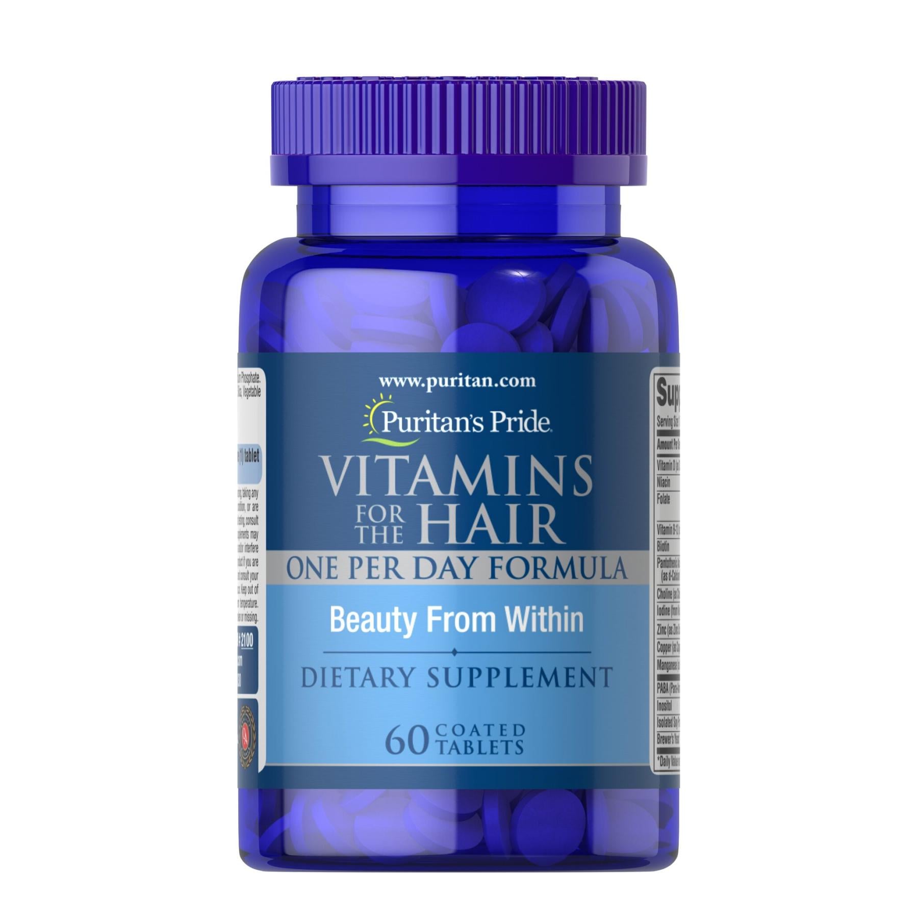 Натуральная добавка Vitamins for the Hair One per Day Formula 60 tabs (100-53-1447459-20)