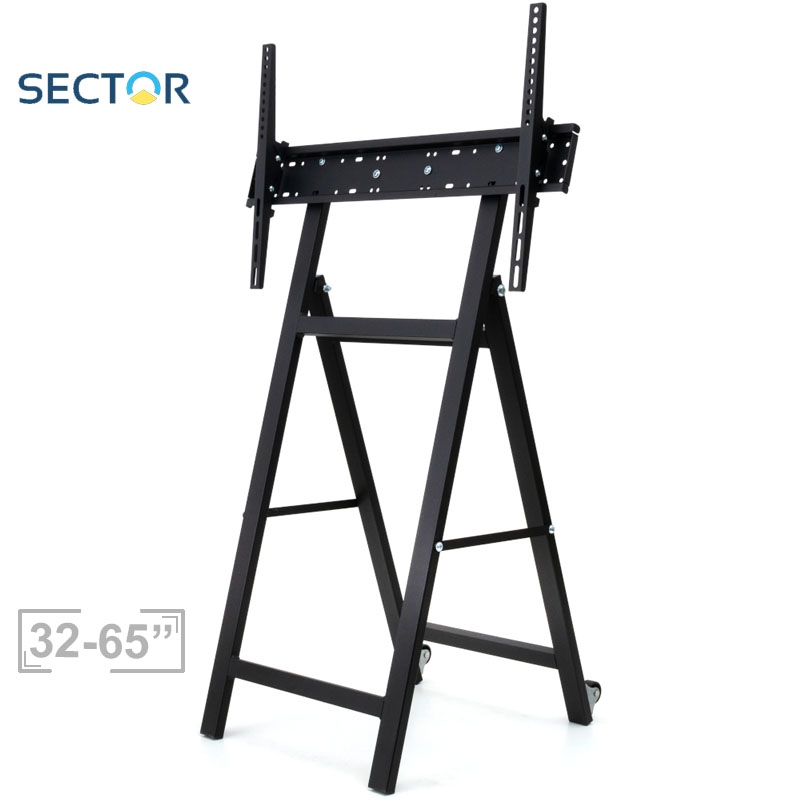 Стійка мобільна Sector T13 підставка для телевізора/інтерактивної панелі 32-65" Black (tf588) - фото 2