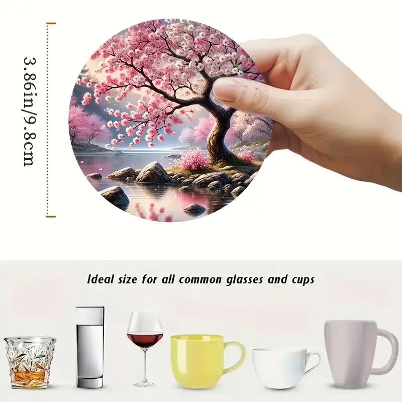 Набор деревянных подставок под чашки Сакура 6 шт. - фото 2 Набор деревянных подставок под чашки Сакура 6 шт. - фото 2