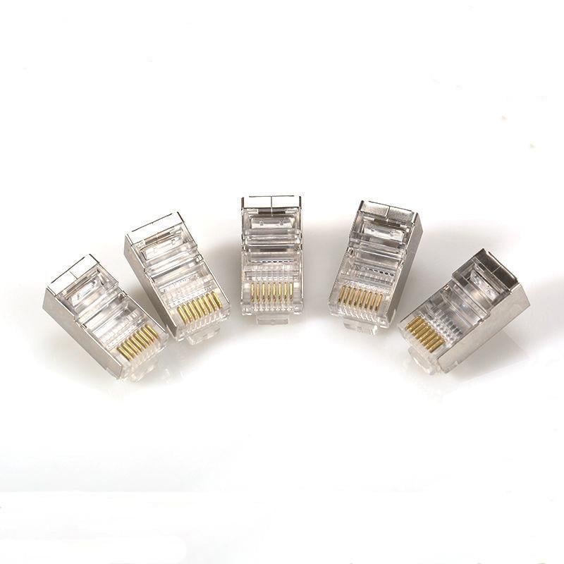 Коннектор RJ45 8P8C Cat5e Cat6 экранированный SKLP 100 шт. (255741699)