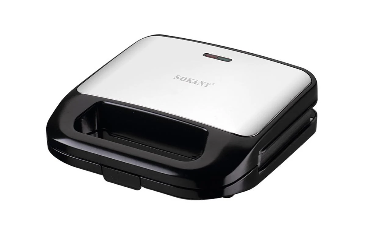 Мультипекар Sokany 08063 на 7 пластин з антипригарним покриттям Хром