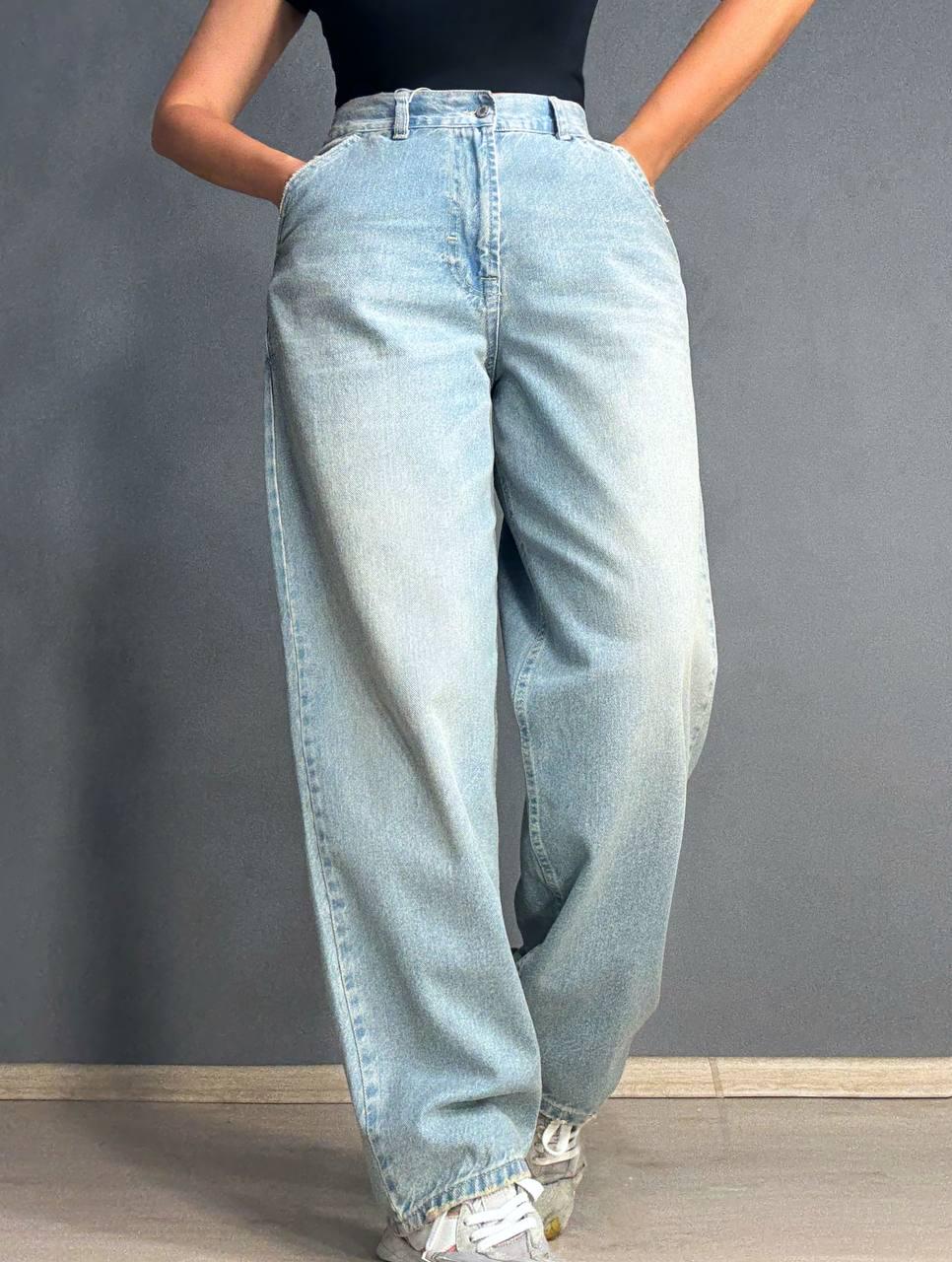 Джинси жіночі Its Basic 3097 SKATER jeans широкі косі кишені р. 36 Блакитний (1727) - фото 4 Джинси жіночі Its Basic 3097 SKATER jeans широкі косі кишені р. 36 Блакитний (1727) - фото 4