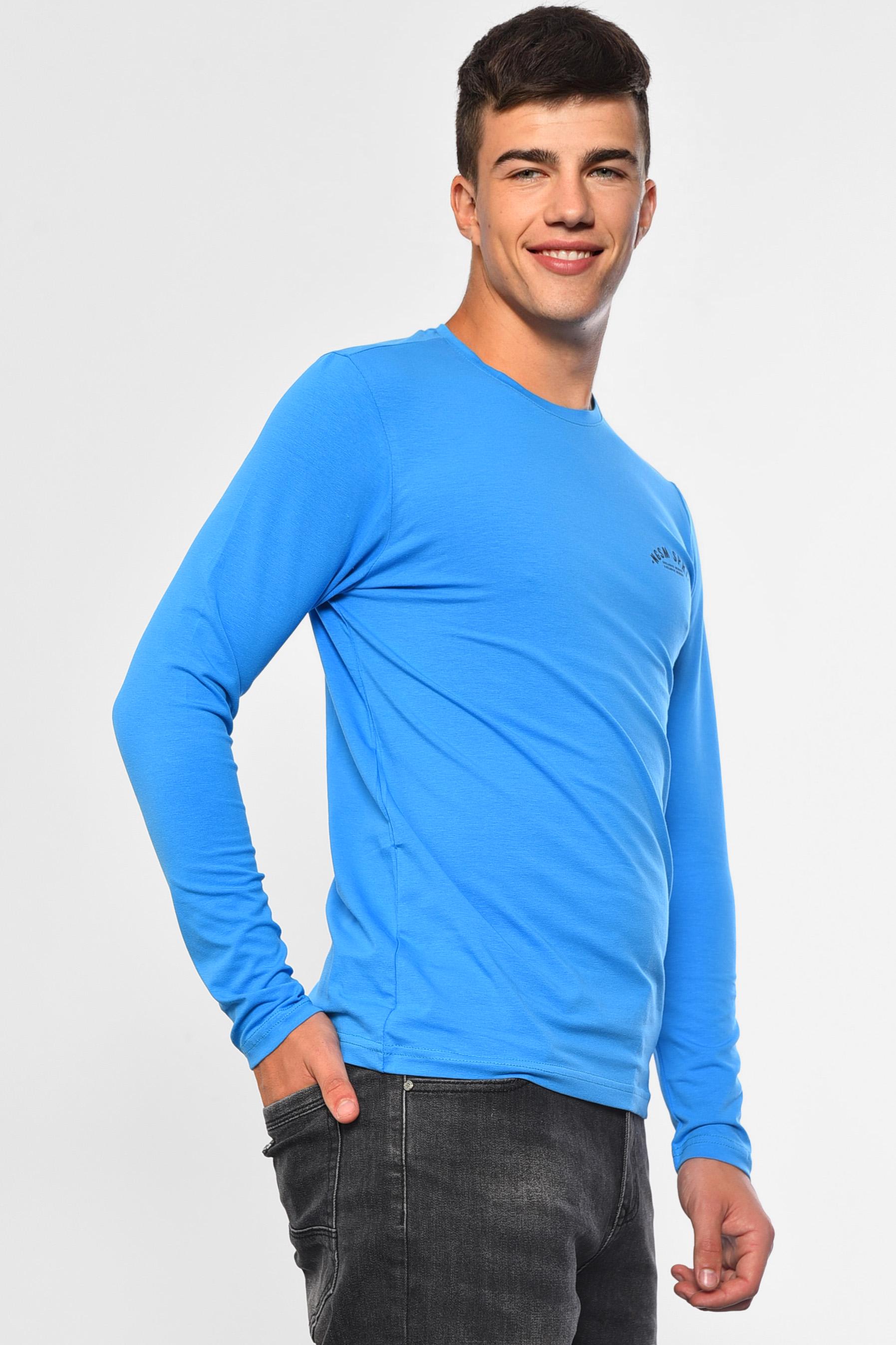 Свитшот мужской XL Голубой (182058) - фото 2