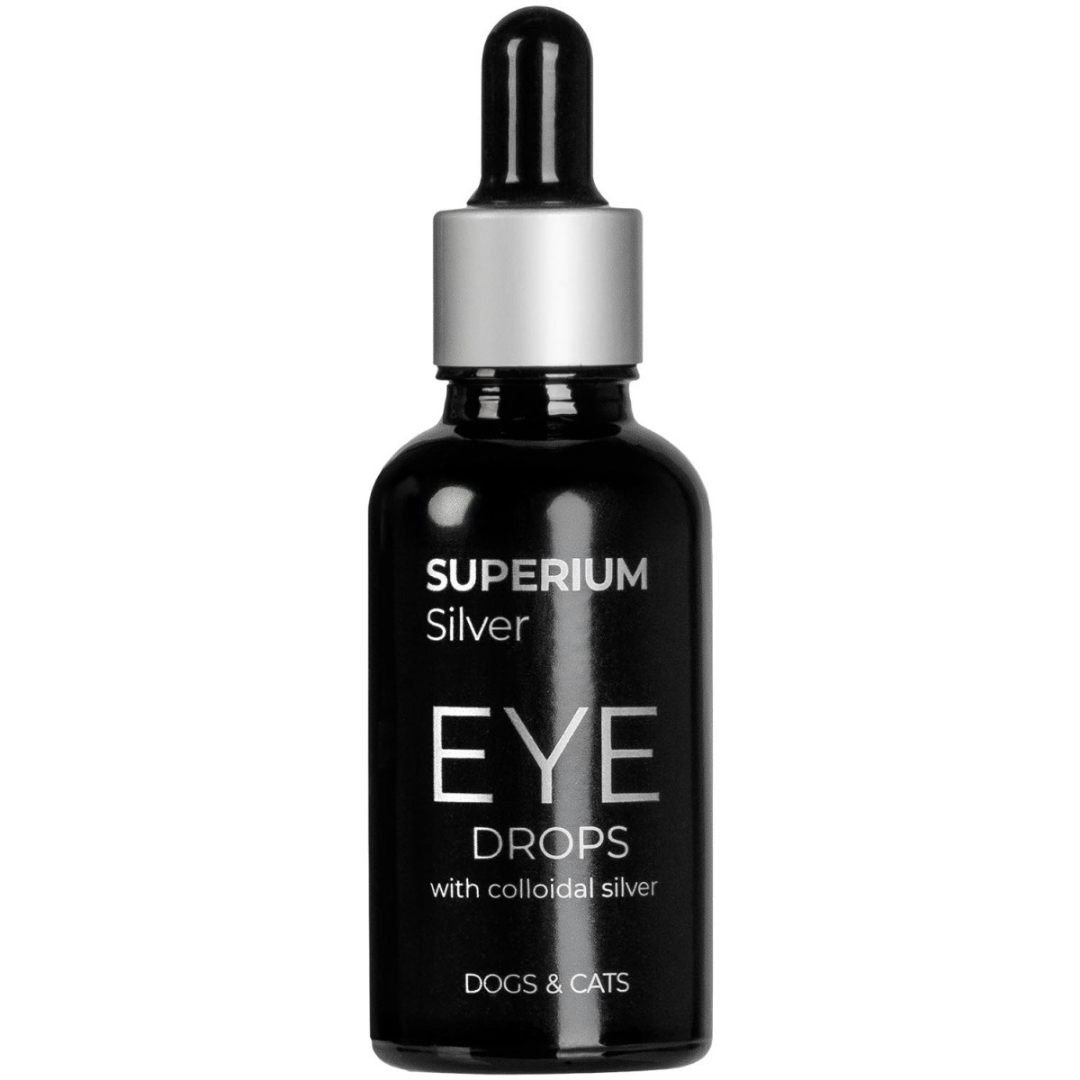 Капли глазные СУПЕРИУМ Сильвер с коллоидным серебром для кошек и собак 30 мл