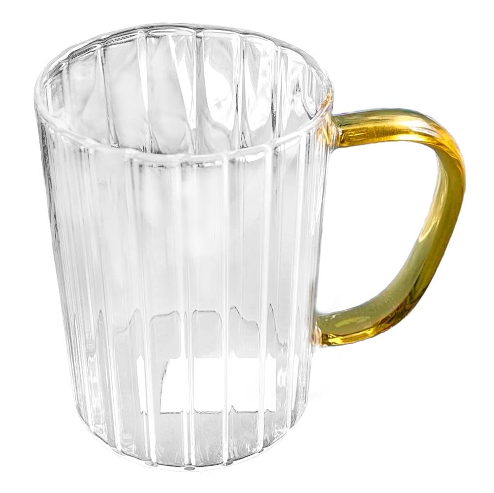 Чашка Райб для кофе и чая стеклянная 230 мл Желтый (21-жел-102-57)