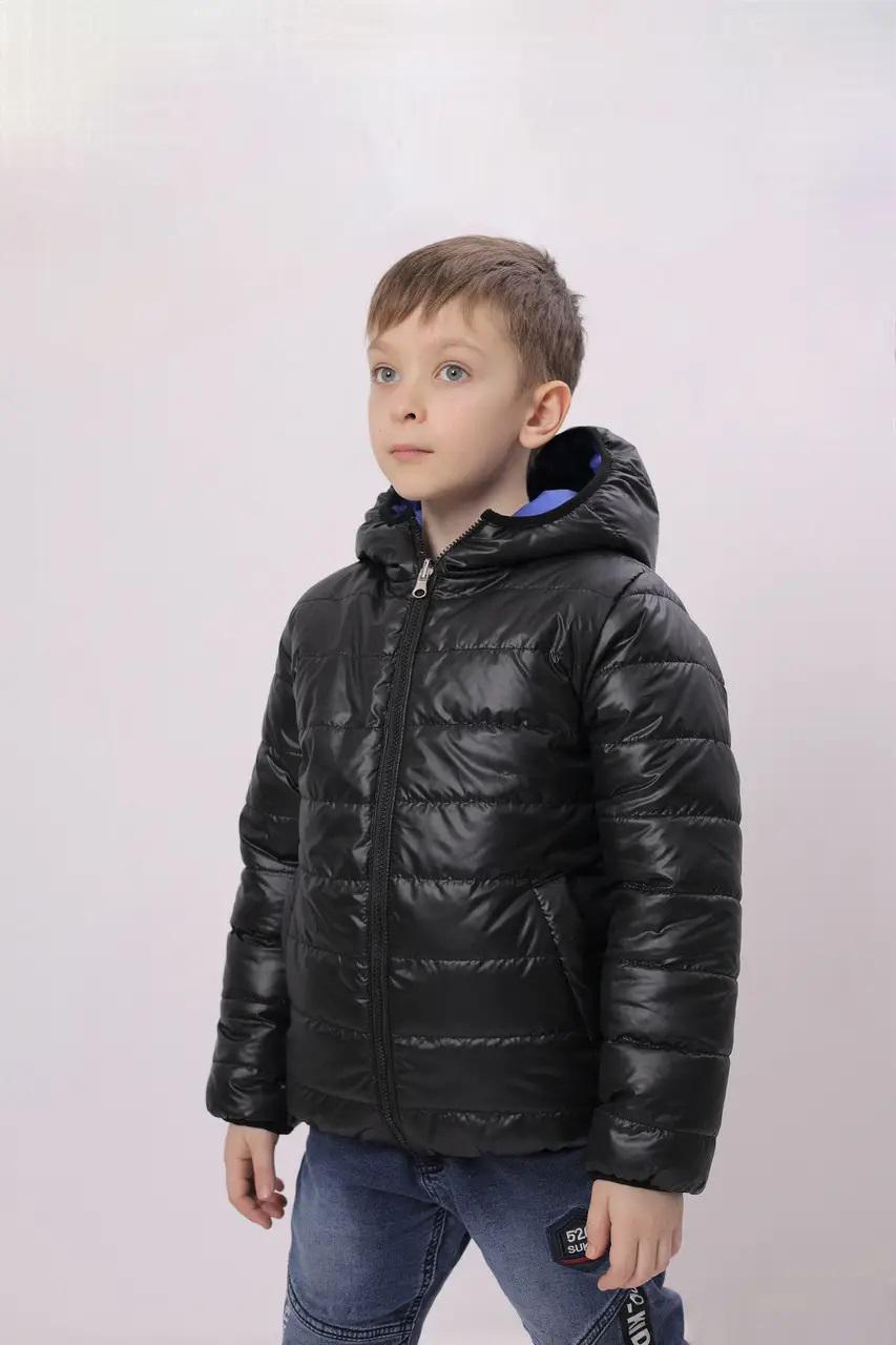 Куртка детская Саша двухсторонняя на мальчика 122 см Черный/Оранжевый (саша-пм122) - фото 6 Куртка детская Саша двухсторонняя на мальчика 122 см Черный/Оранжевый (саша-пм122) - фото 6
