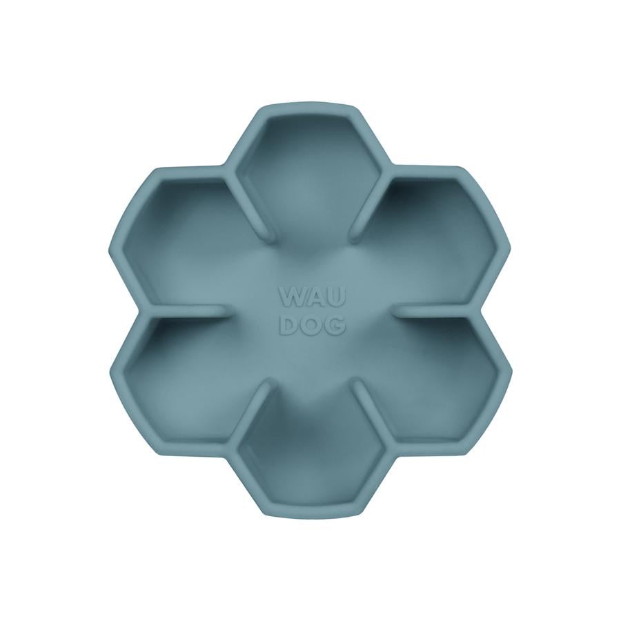 Миска силіконова Waudog для повільного годування котів собак 450 мл Grey (235311) - фото 1