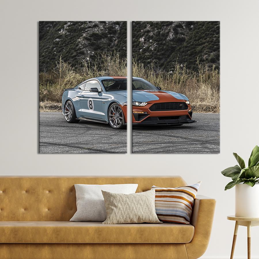 Картина на холсте Стильный Mustang Roush Stage 165x122 см (1253-2)