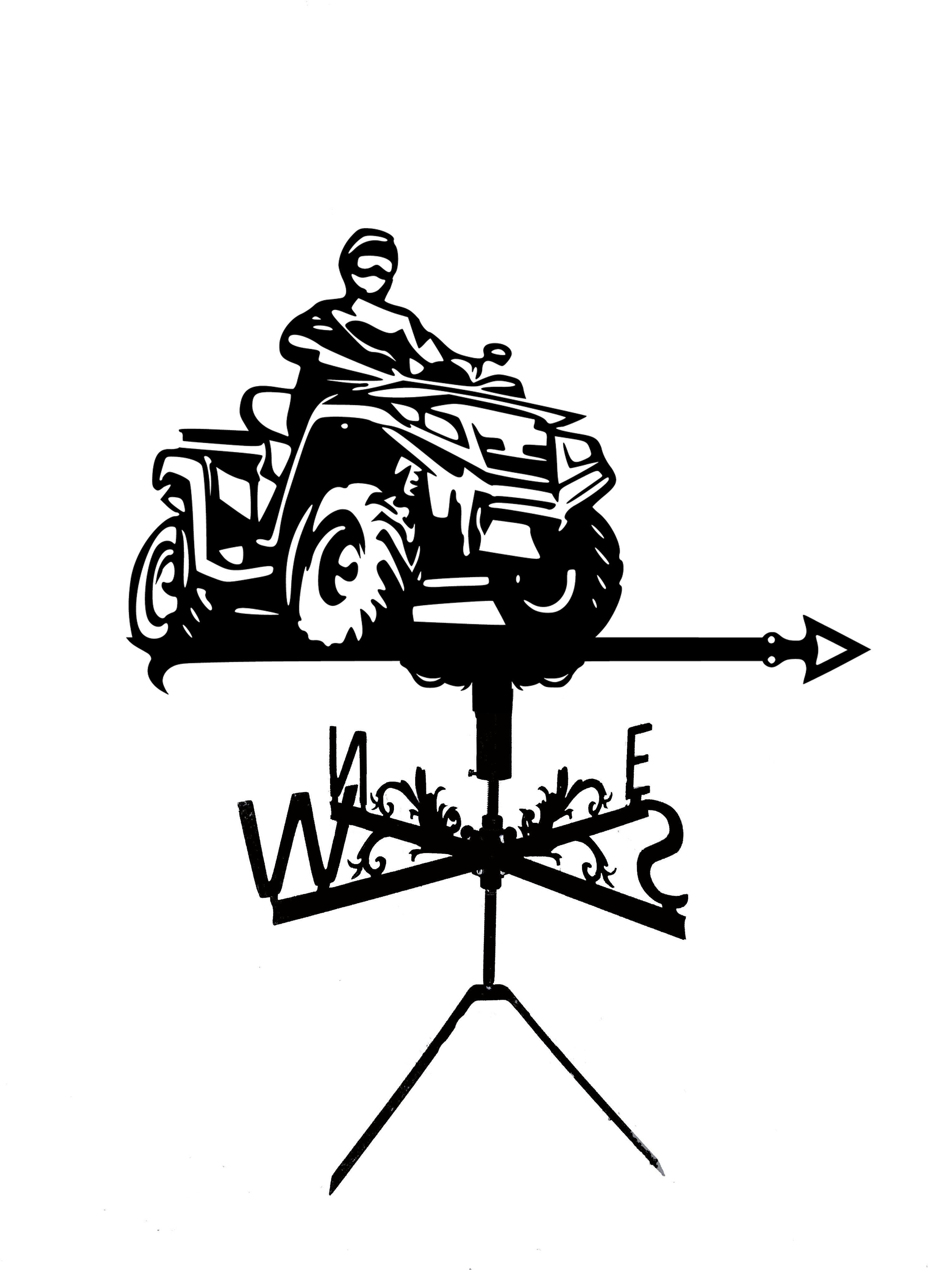 Флюгер на альтанку/колодязь Квадроцикл (27453228)