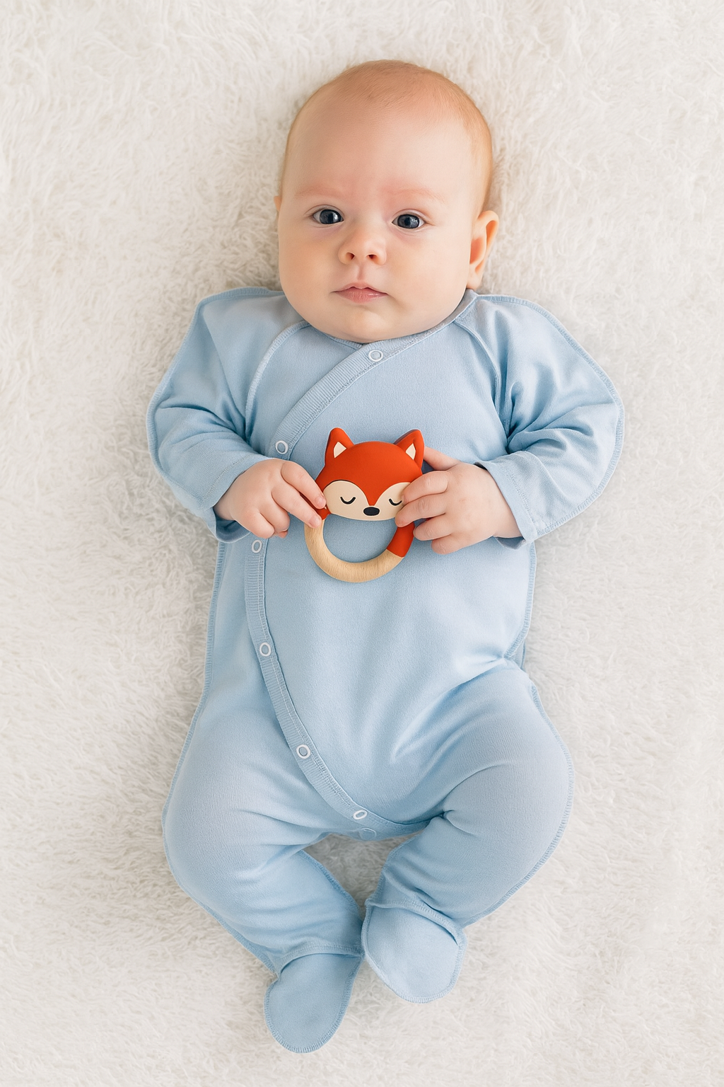 Чоловічок для новонароджених Тімі Текс 56 см Блакитний