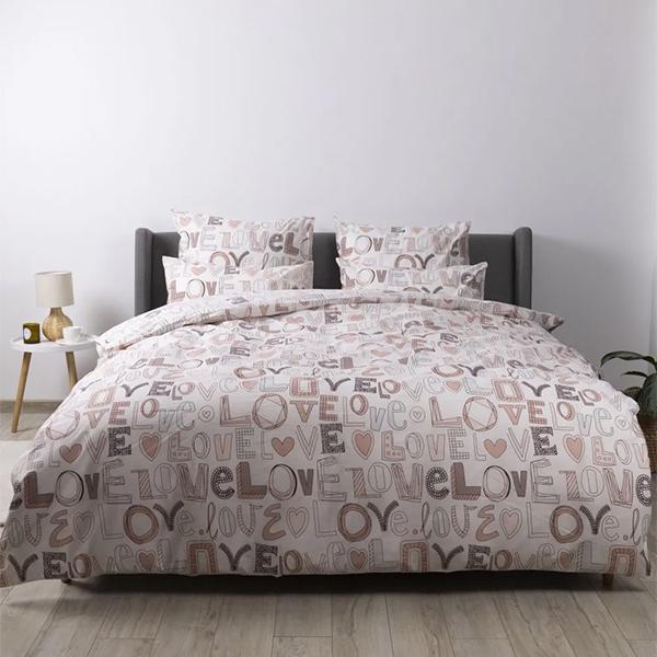 Комплект постільної білизни полуторний ТЕП Нотатки кохання (ЦБ-00032899)