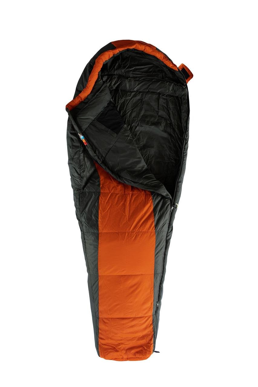 Спальный мешок Tramp Fjord Regular кокон правый 225/80-55 см -0/-5/-20°C Orange/Grey (UTRS-049R-R)